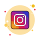 instagram logo, pink